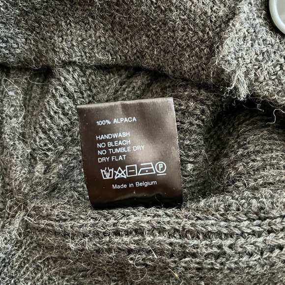 Belgium designer alpaca cardigan Christian wijnants - Picture 7 of 9